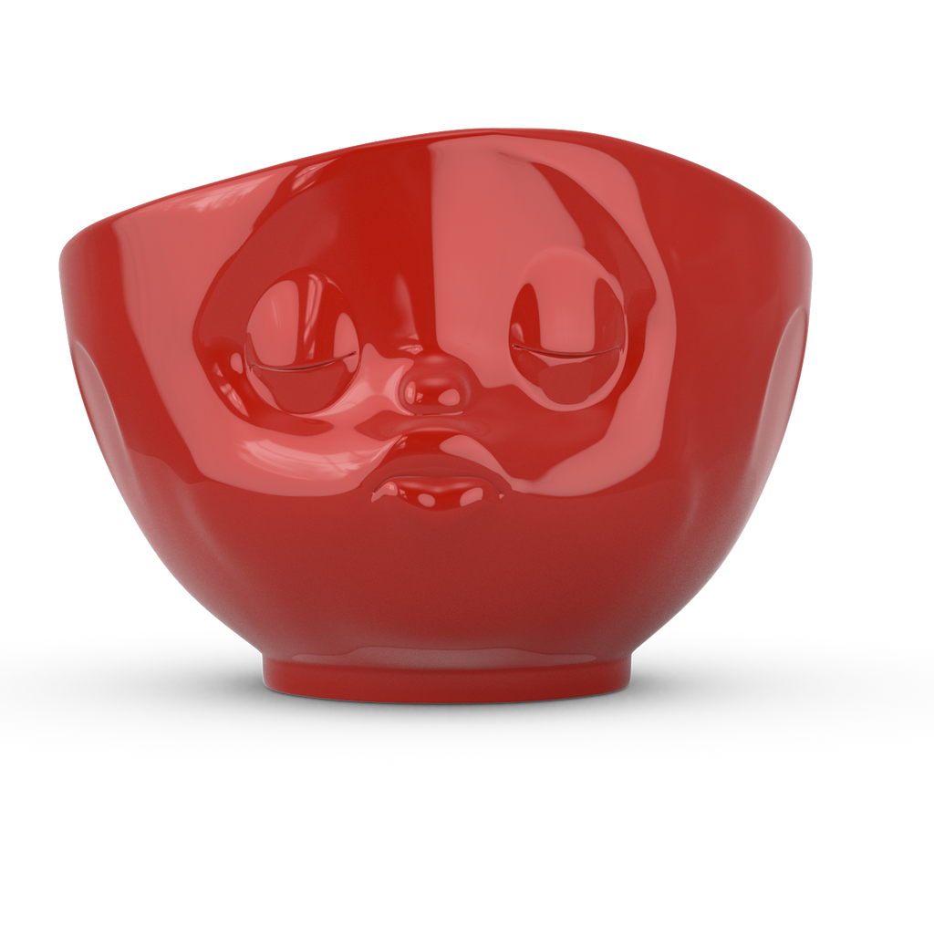 Kissing Face - Red 16 oz. Bowl