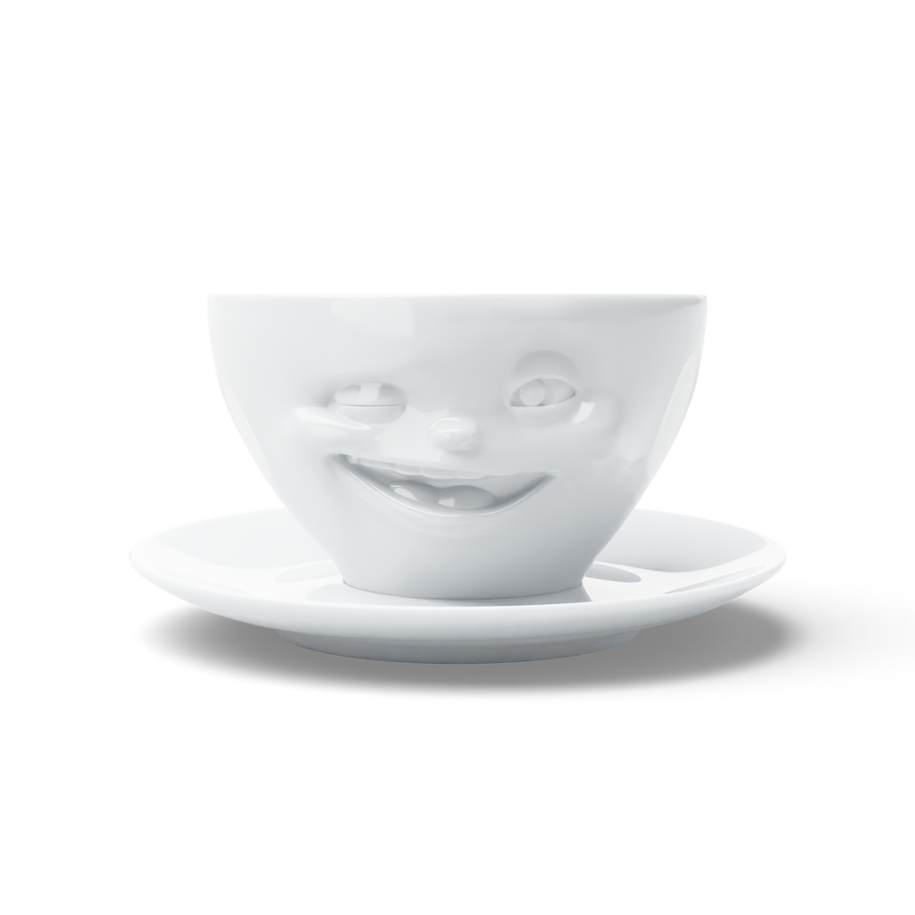 Winking Coffee Cup & Saucer | TASSEN Made in Germany by Fiftyeight Products