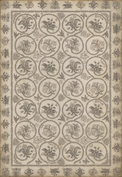 Williamsburg - Crewelwork - Hollyhock