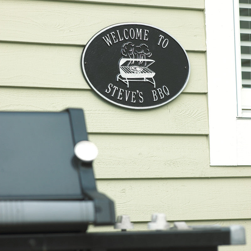 BBQ Grill Wall Plaque