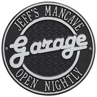 Garage Plaque
