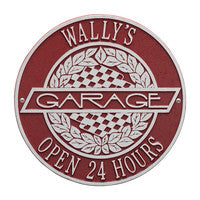 Victory Lane Garage Plaque