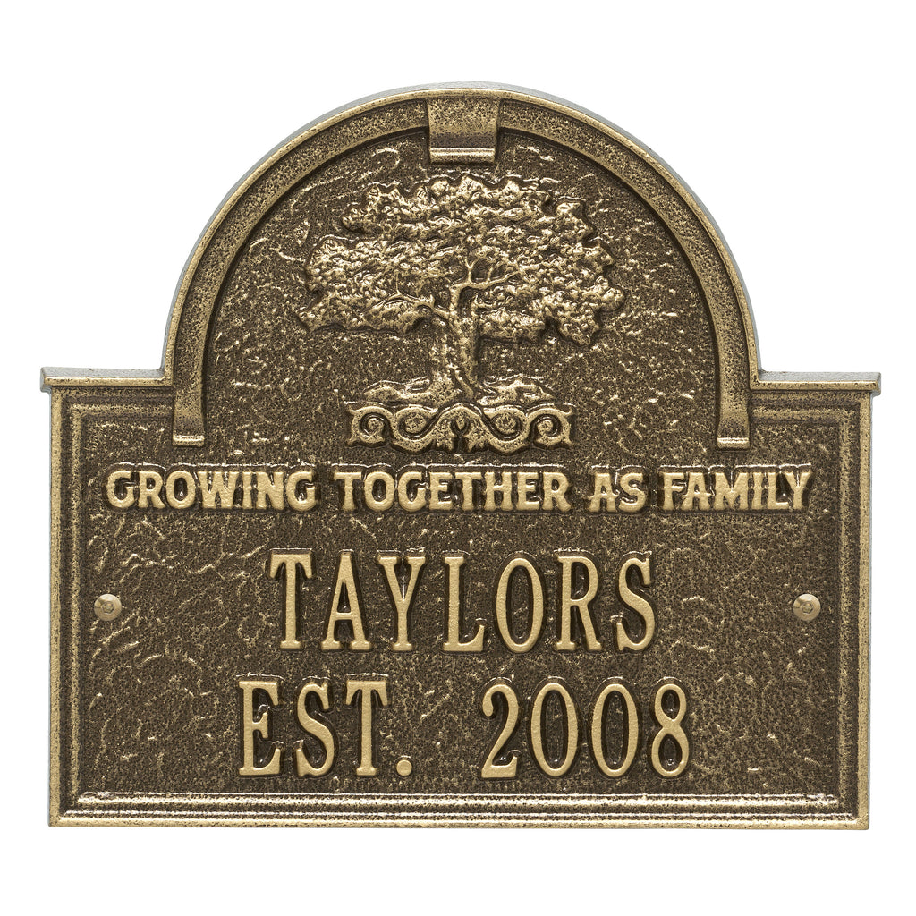Family Tree Wedding or Anniversary Plaque