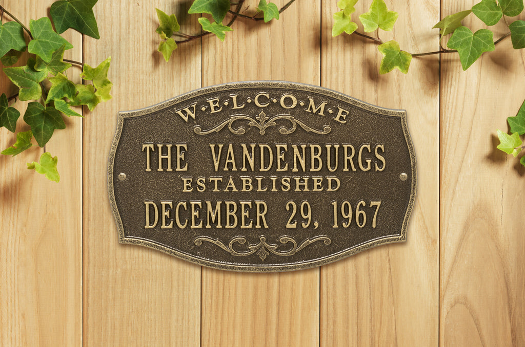 Brookfield Welcome Anniversary Plaque
