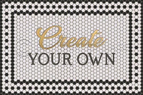 Mosaic - 8th Avenue - Custom With Gold Script