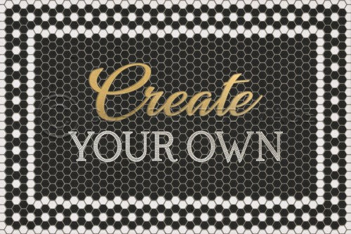Mosaic - 46th Street - Custom With Gold Script