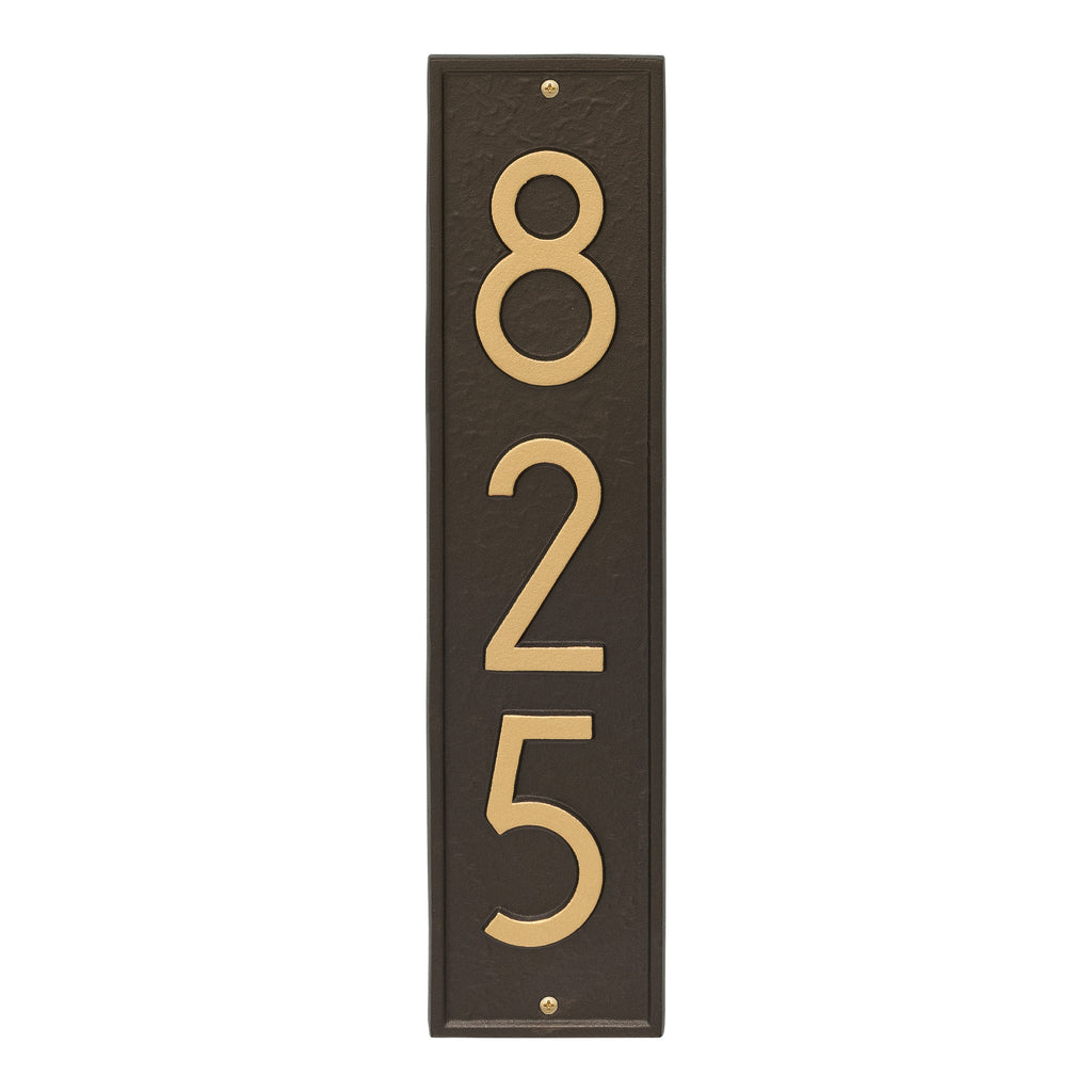Modern Delaware Vertical Wall Plaque