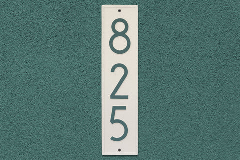 Modern Font Address Plaques