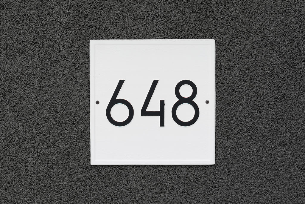 Modern Square Wall Plaque 
