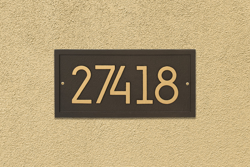 Modern Rectangle Wall Plaque 