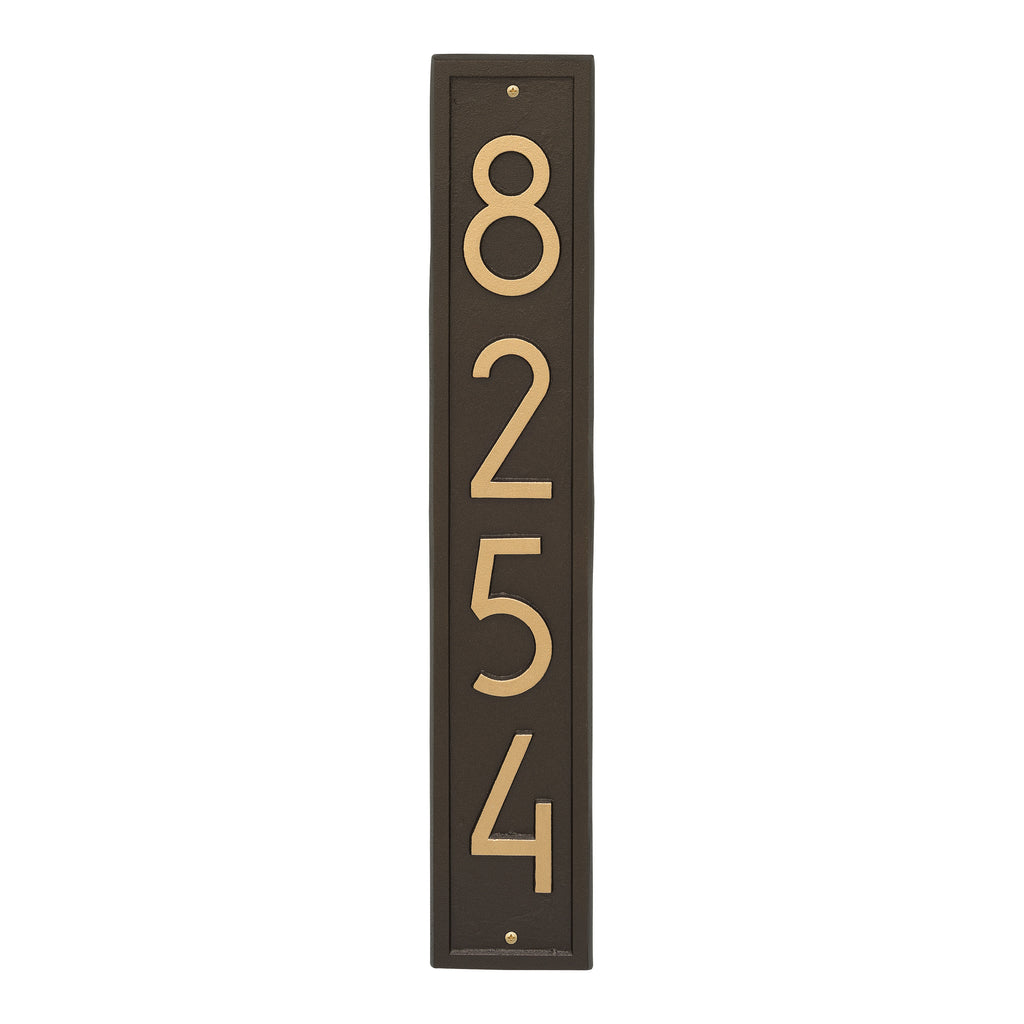 Modern Vertical Wall Plaque