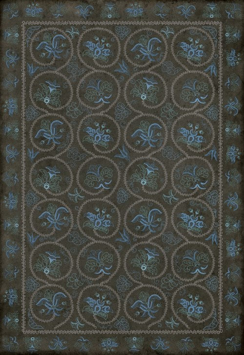 Williamsburg - Crewelwork - Delphinium