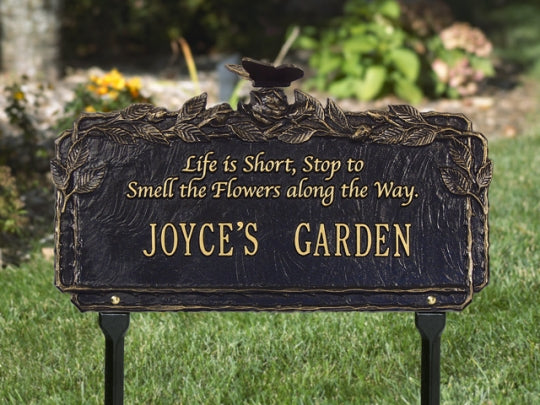 Butterfly Poem Garden Plaque
