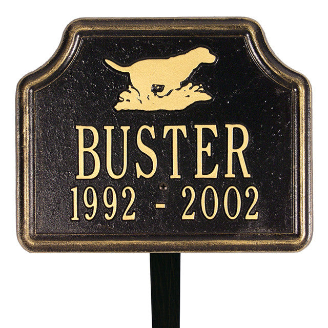 Retriever Memorial Marker