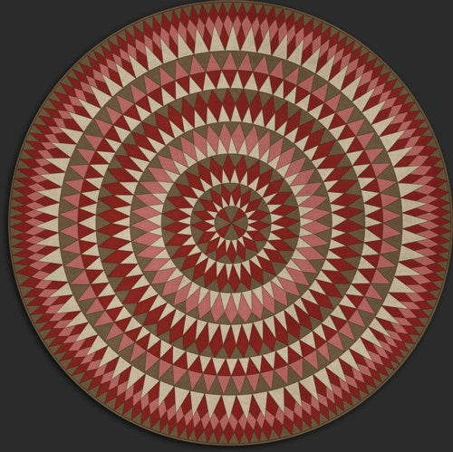 Folk Art Museum - Bulls Eye - Blaze Within Blaze