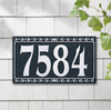 Dresden Four Number Wall Address Plaque 