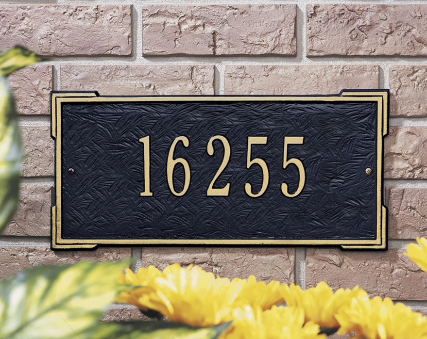 Roanoke Wall Address Plaque (Standard Size) Whitehall ProductsOutside The Box Home & Garden Décor
