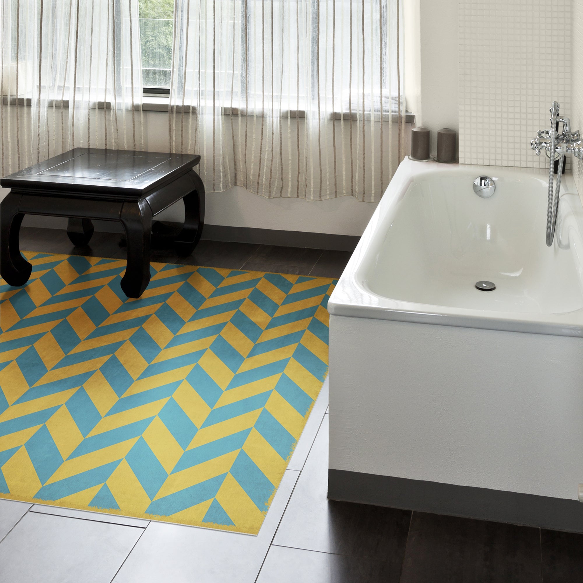 Vintage Vinyl Floorcloths - Classic Collection - Pattern 6