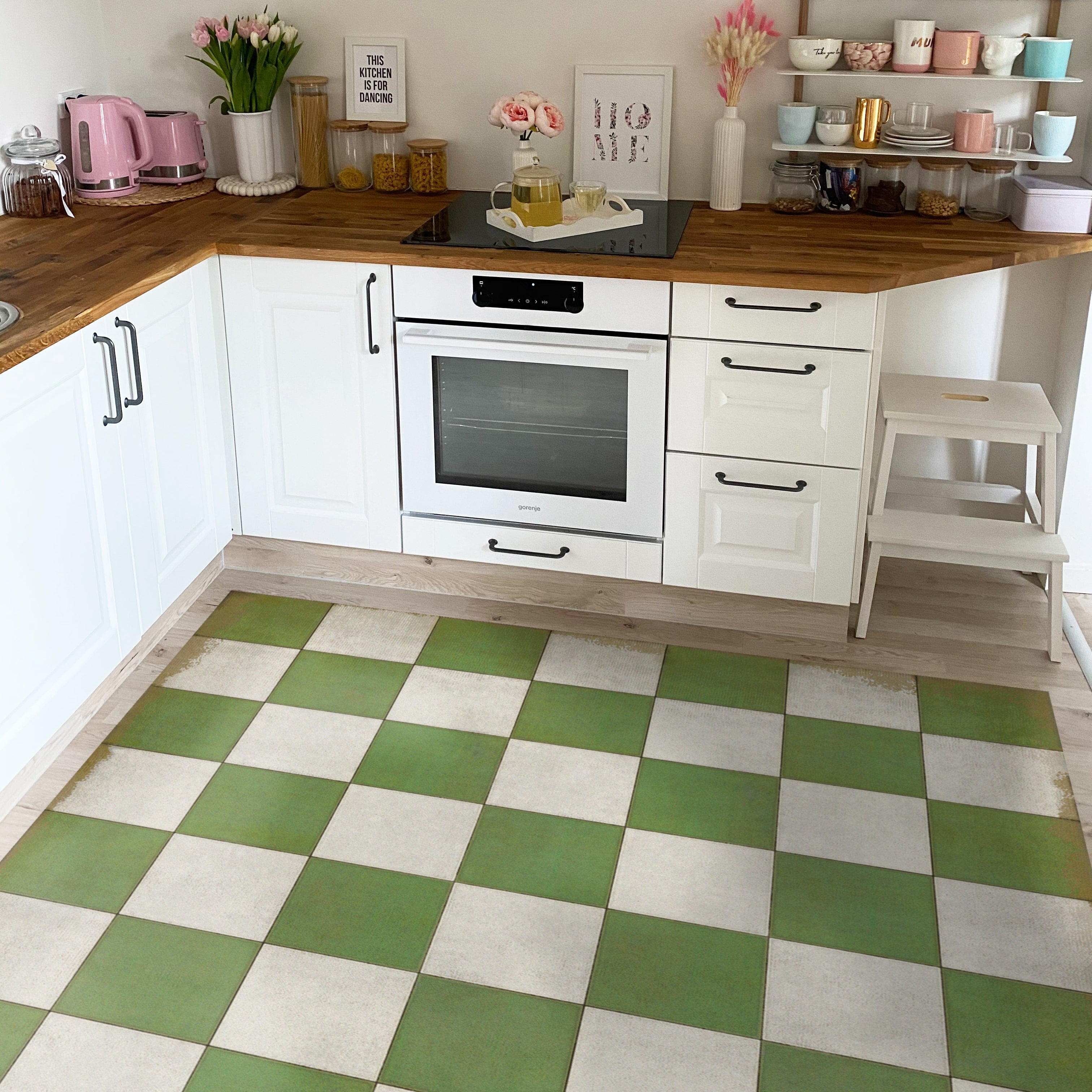 Vintage Vinyl Floorcloths - Classic Collection - Pattern 7