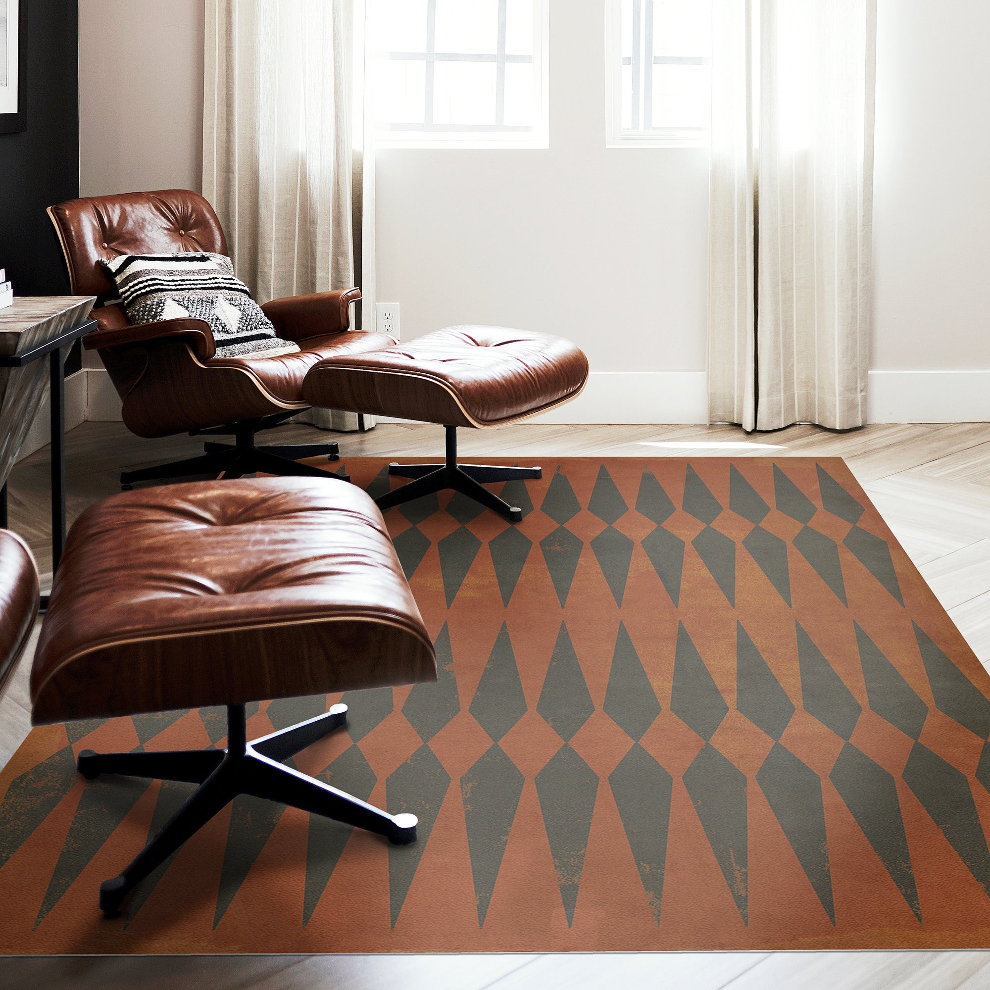 Vintage Vinyl Floorcloths - Classic Collection - Pattern 8