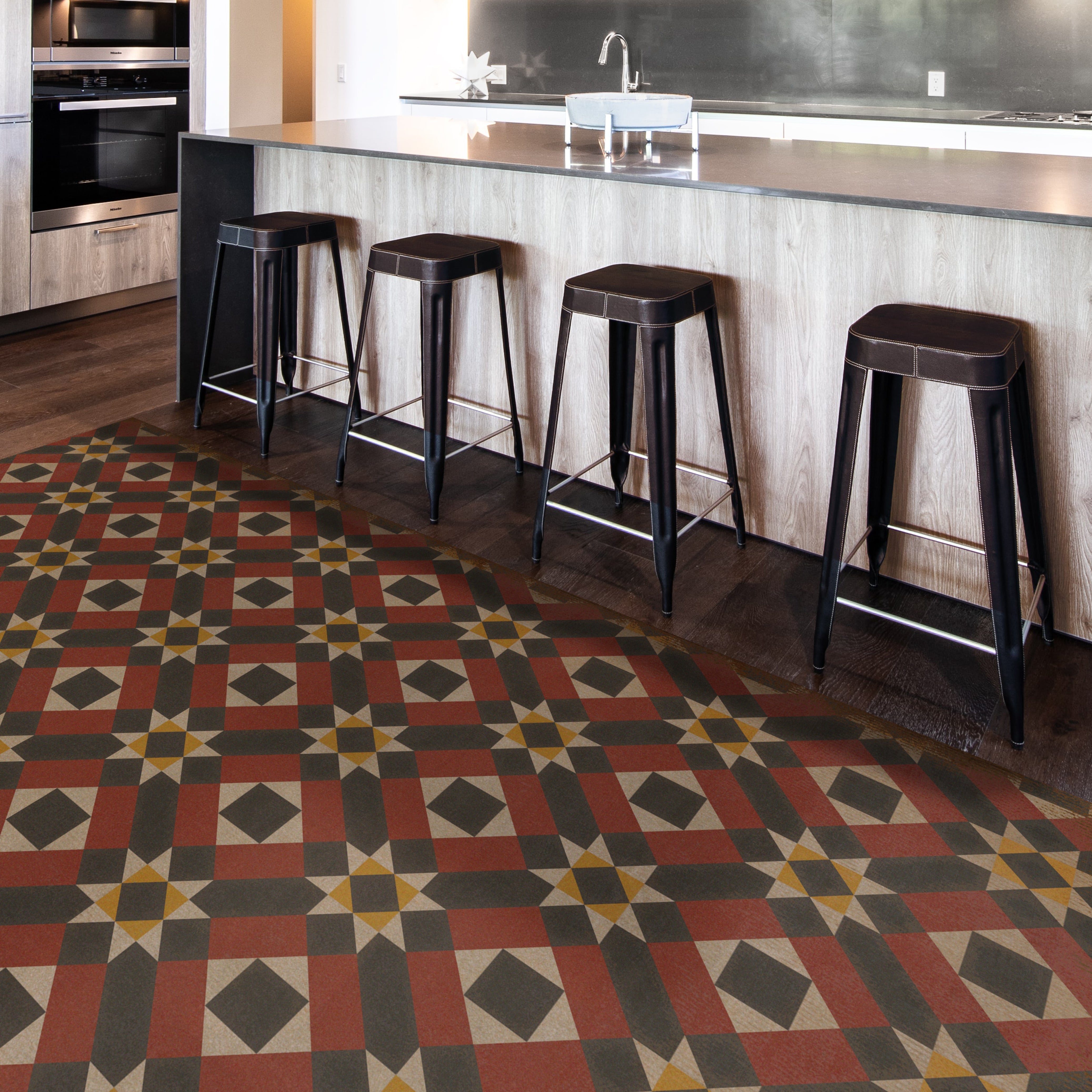 Vintage Vinyl Floorcloths - Classic Collection - Pattern 14