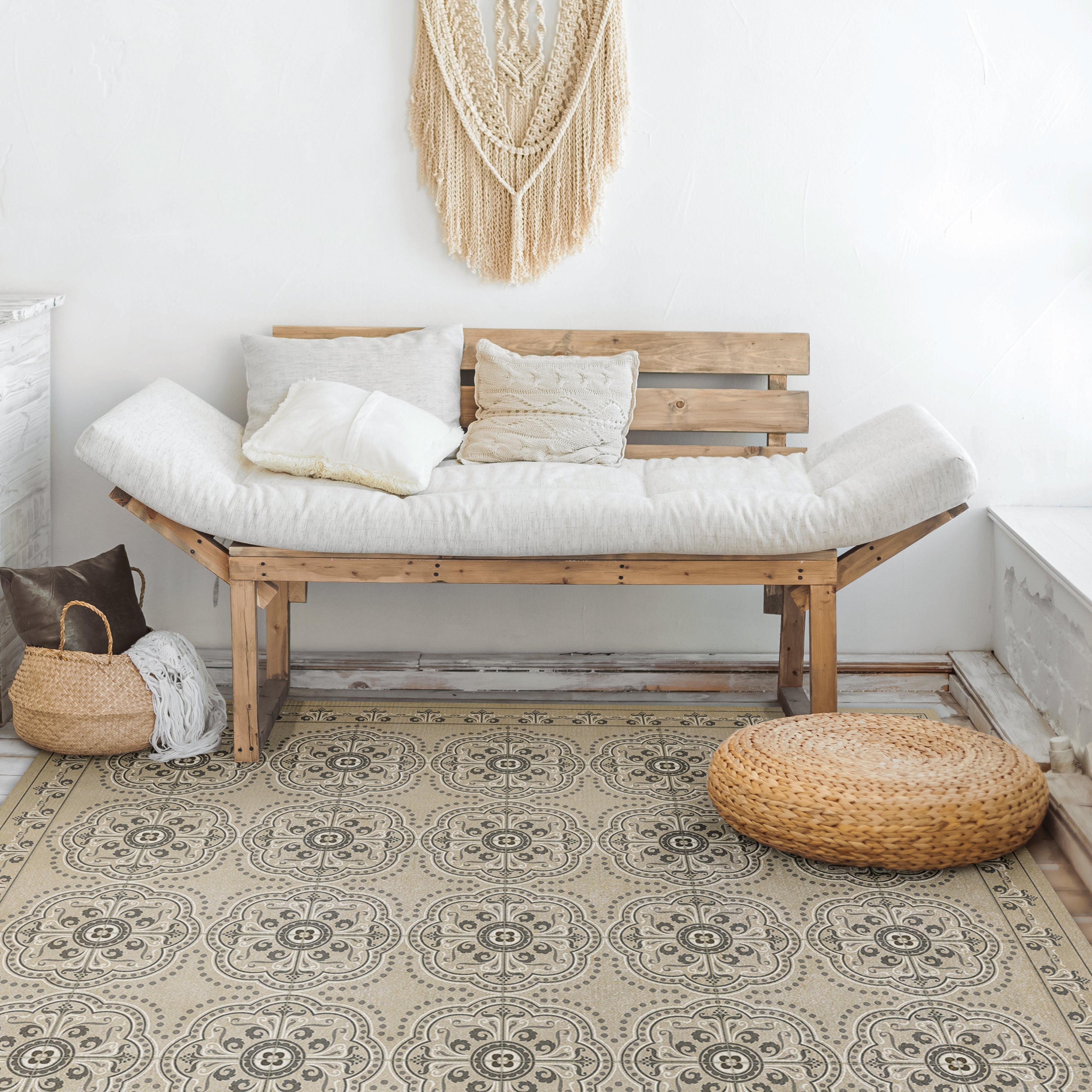 Vintage Vinyl Floorcloths - Classic Collection - Pattern 28