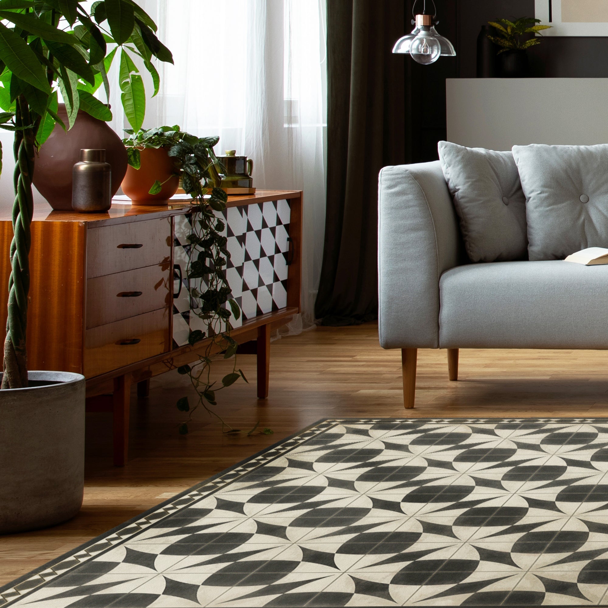 Vintage Vinyl Floorcloths - Classic Collection - Pattern 29