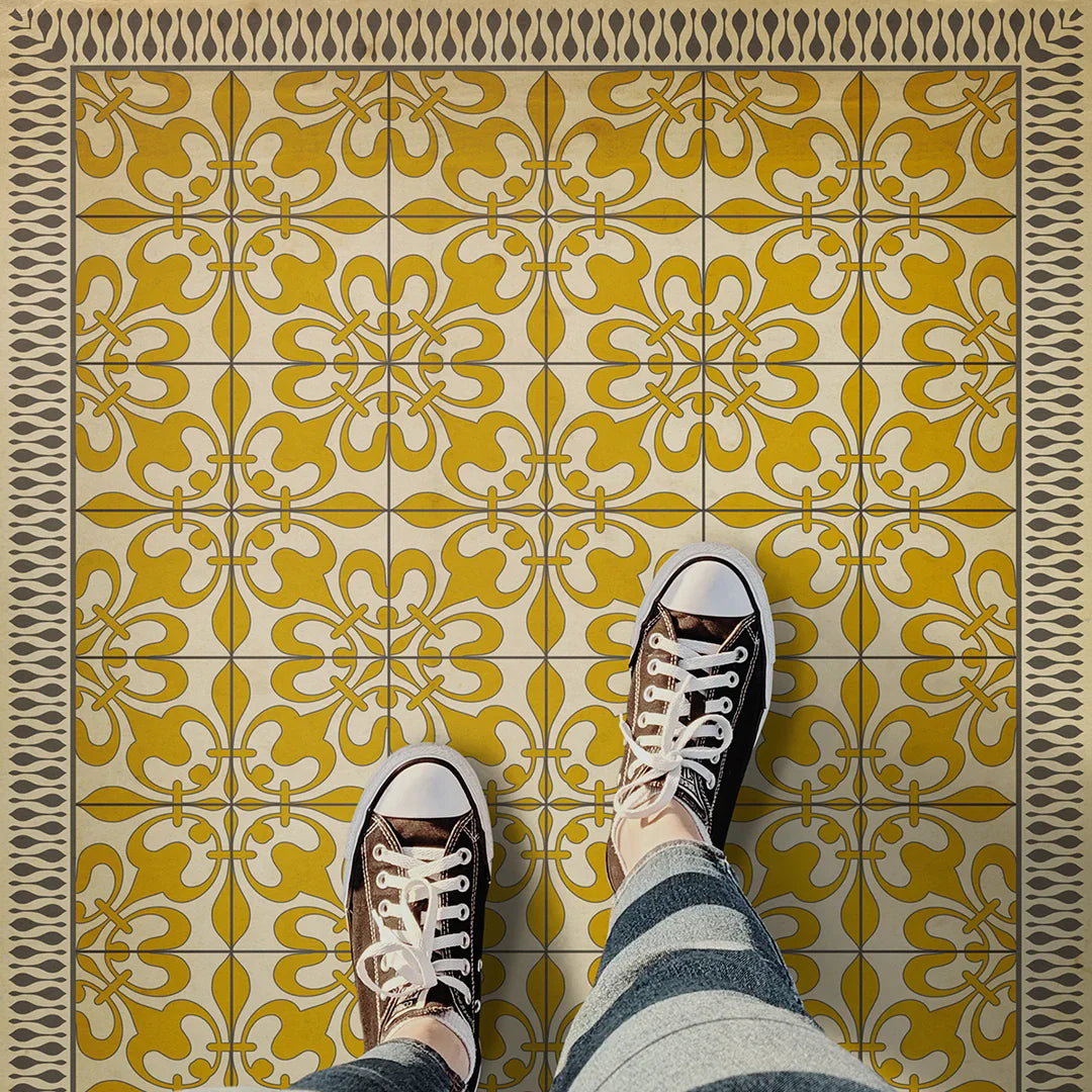 Vintage Vinyl Floorcloths - Classic Collection - Pattern 55