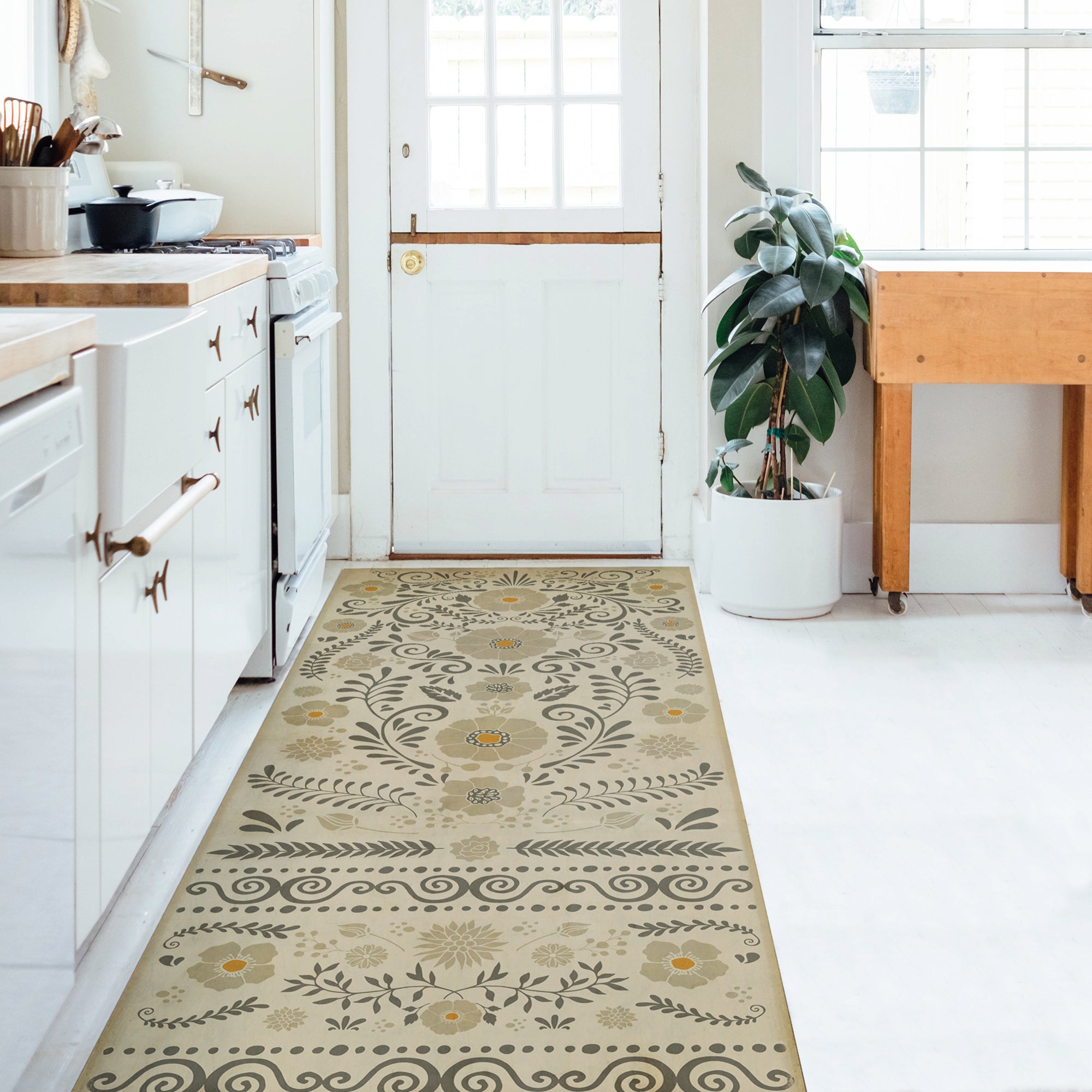 Vintage Vinyl Floorcloths - Classic Collection - Pattern 36