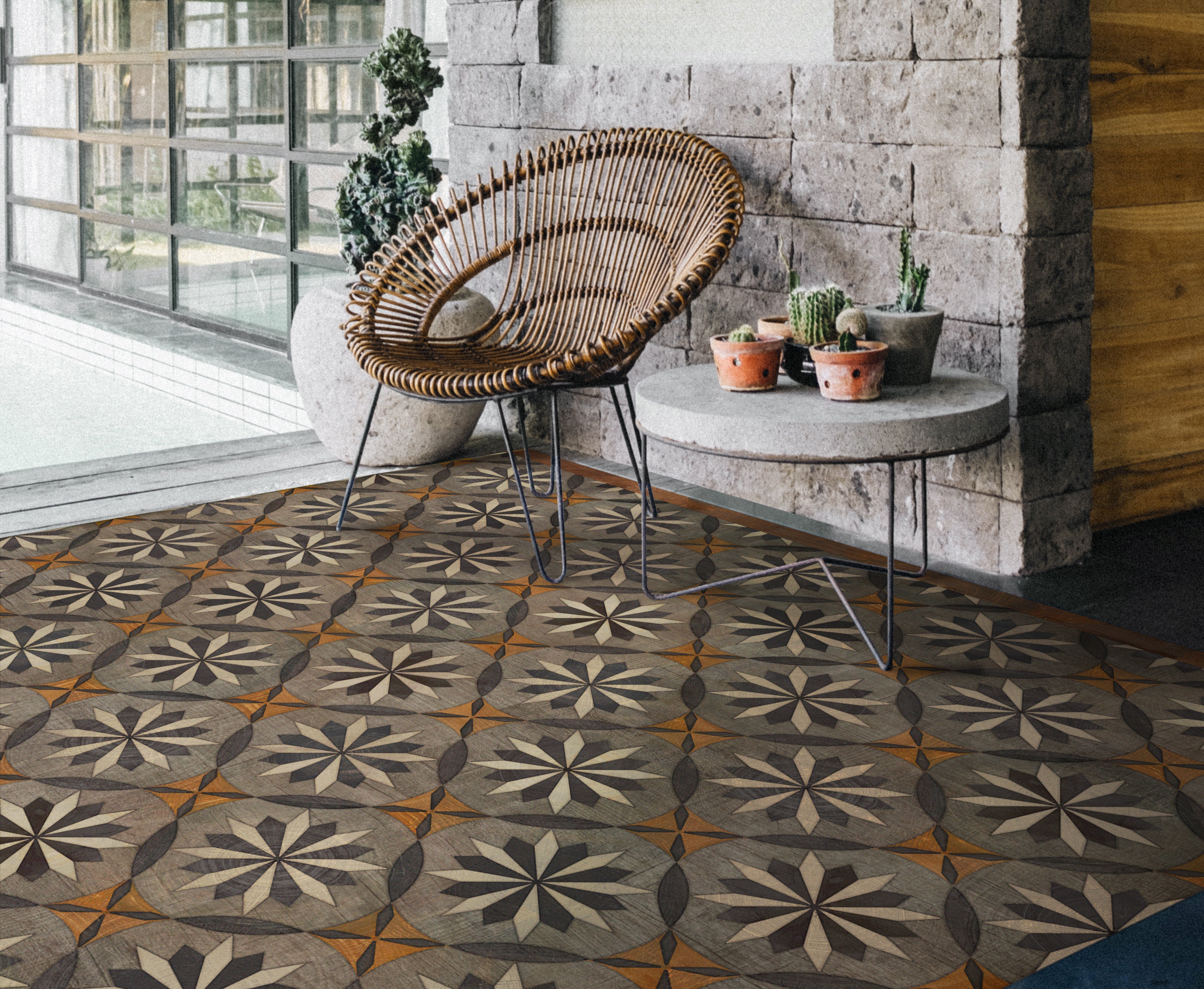 Vintage Vinyl Floorcloths - Artisanry Collection - Roycrofter