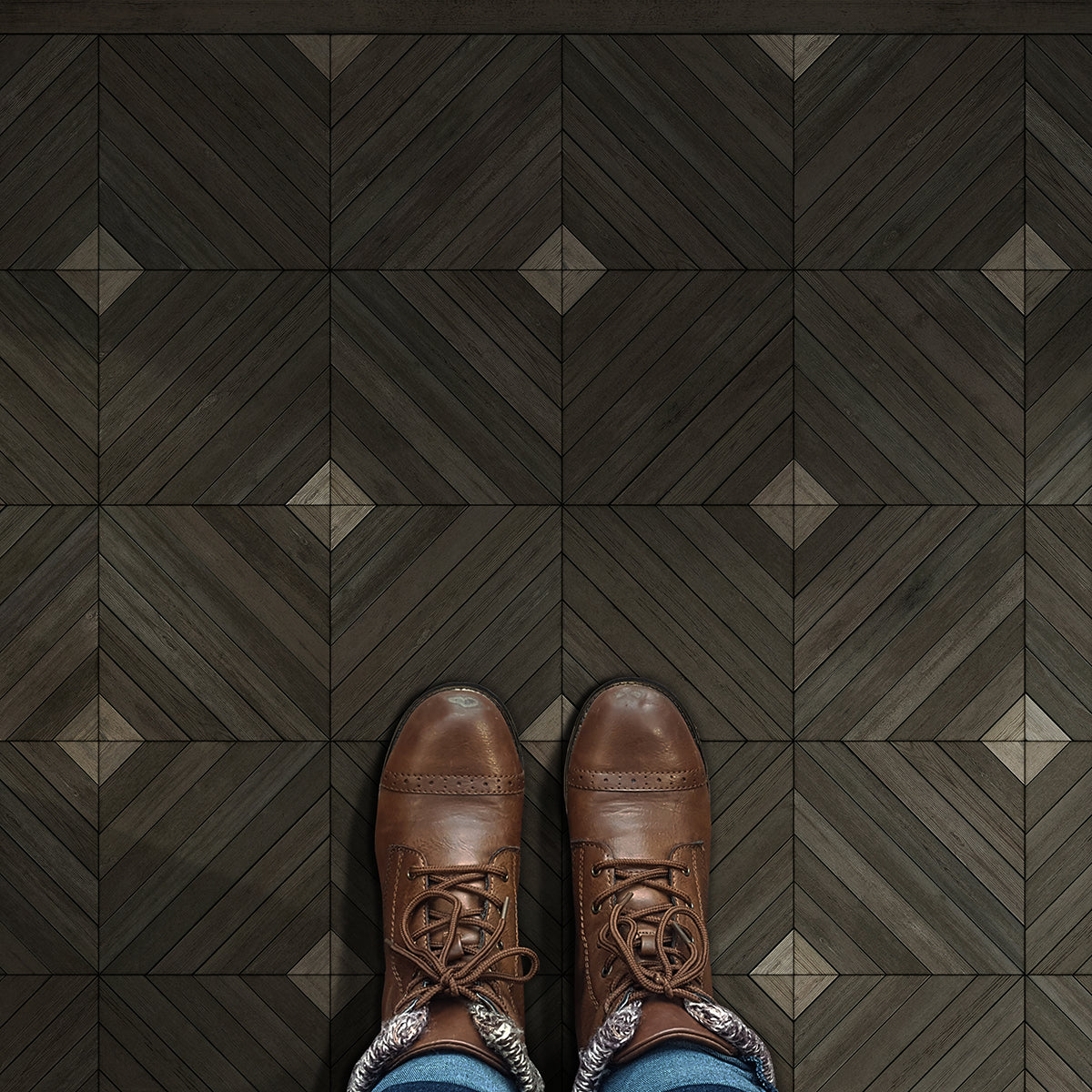 Vintage Vinyl Floorcloths - Artisanry Collection - School of Thought