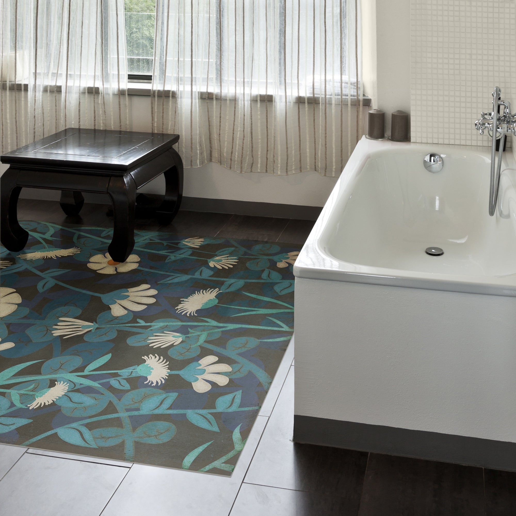 Vintage Vinyl Floorcloths - Classic Collection - Pattern 73