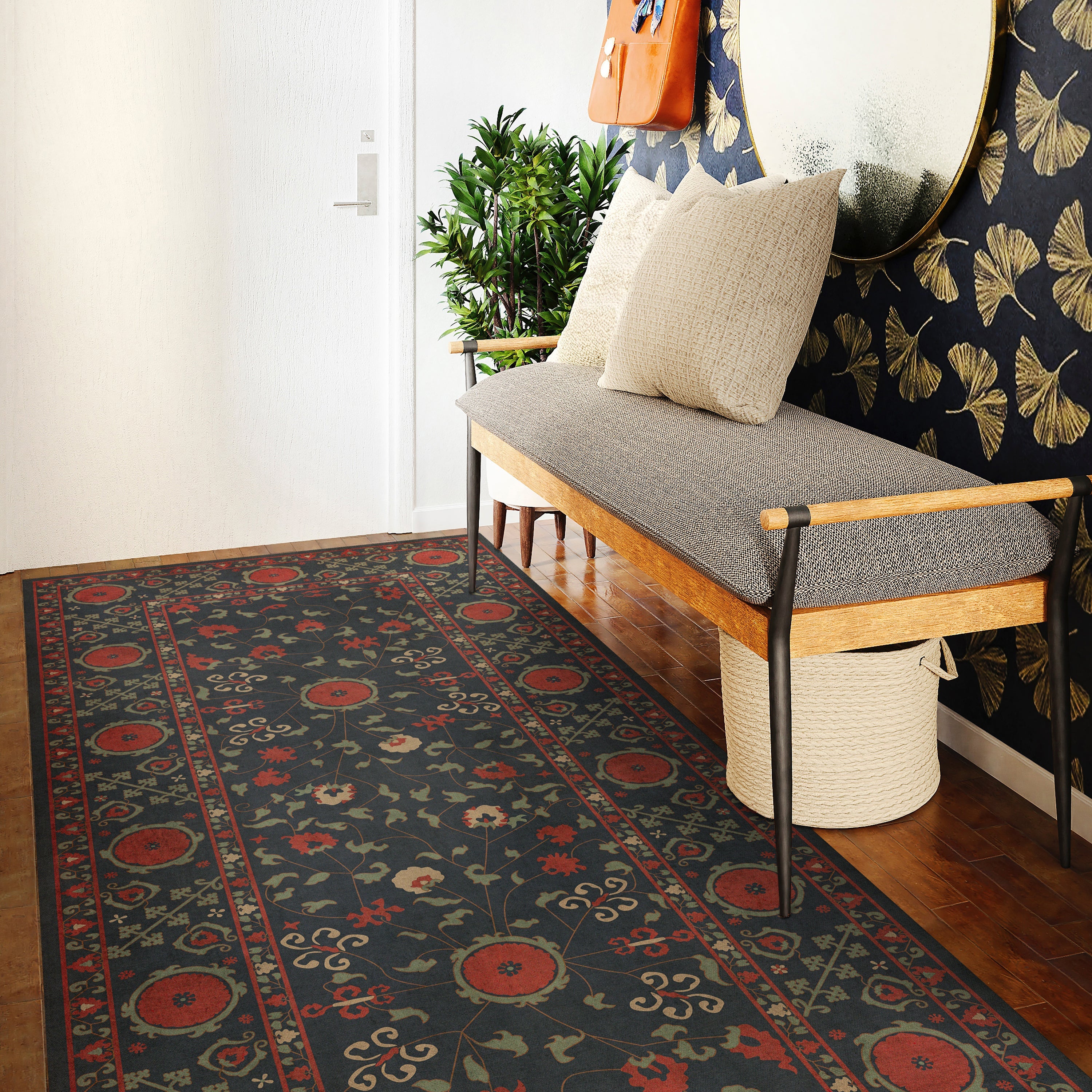 Vintage Vinyl Floorcloths - Persian Bazaar Collection - Samarkand