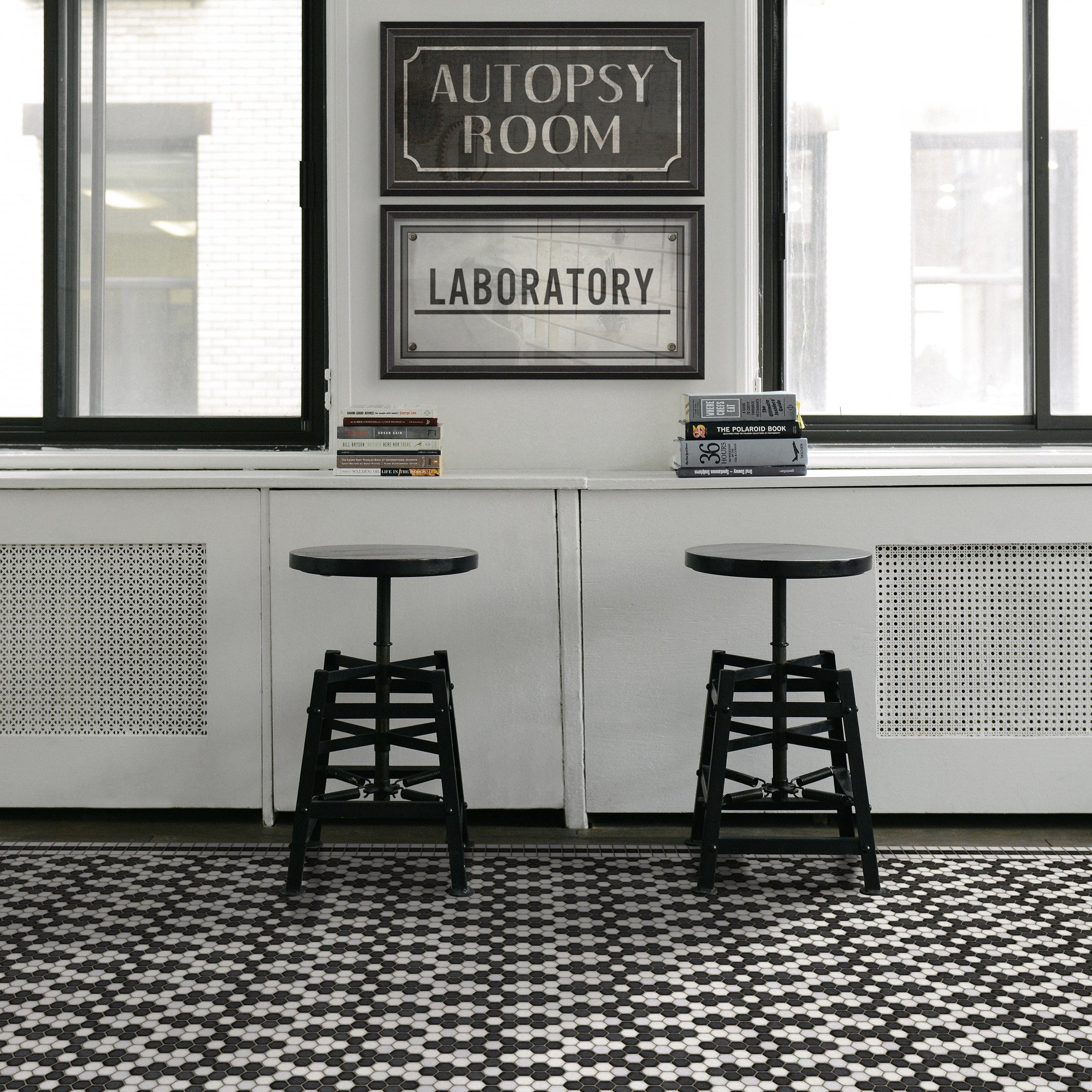 Vintage Vinyl Floorcloths - Mosaic Collection - Pattern D