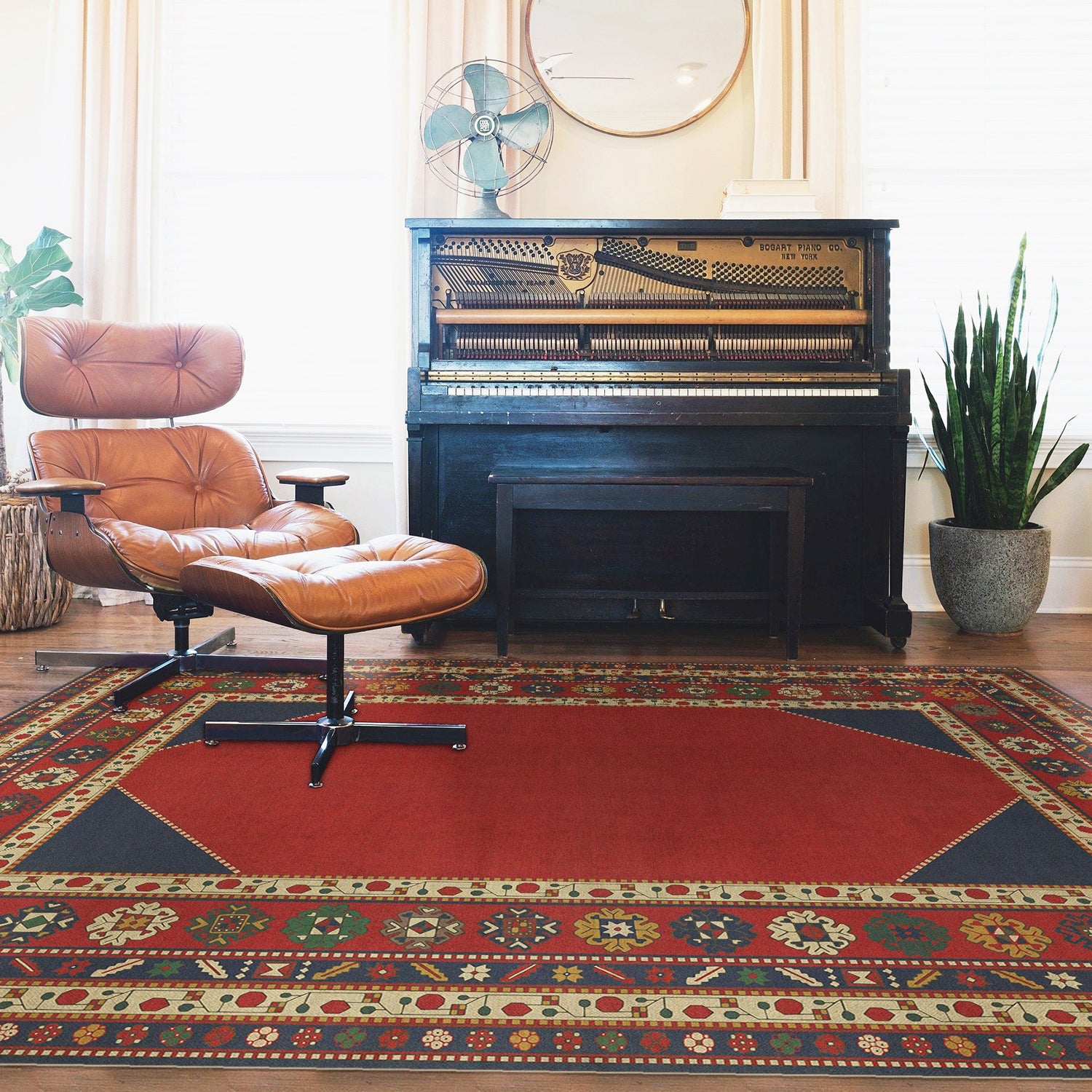 Vintage Vinyl Floorcloths - Persian Bazaar Collection - Lombalo