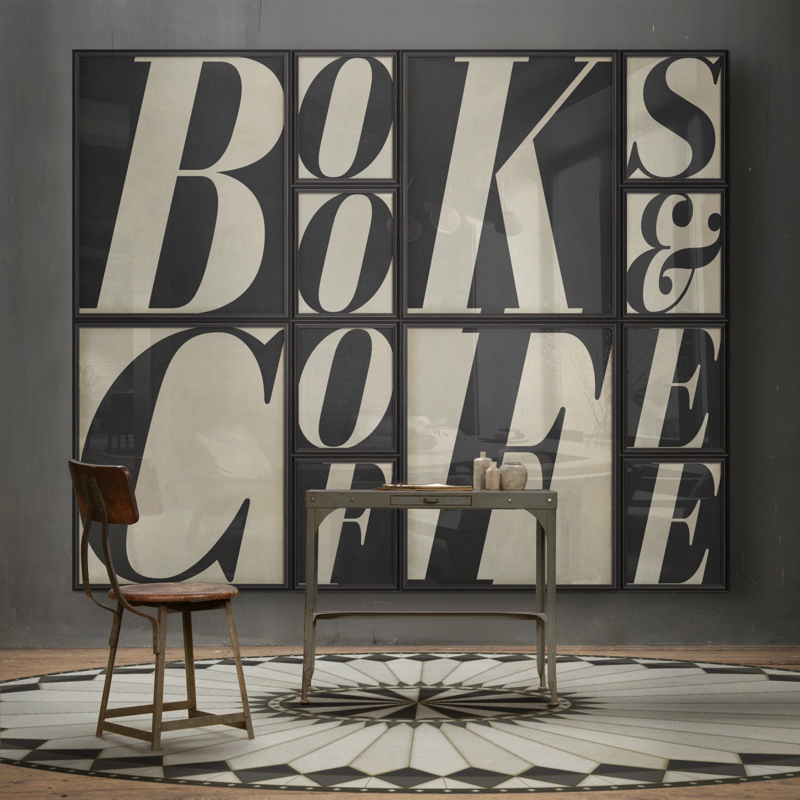 Vintage Vinyl Floorcloths - Classic Collection - Pattern 84