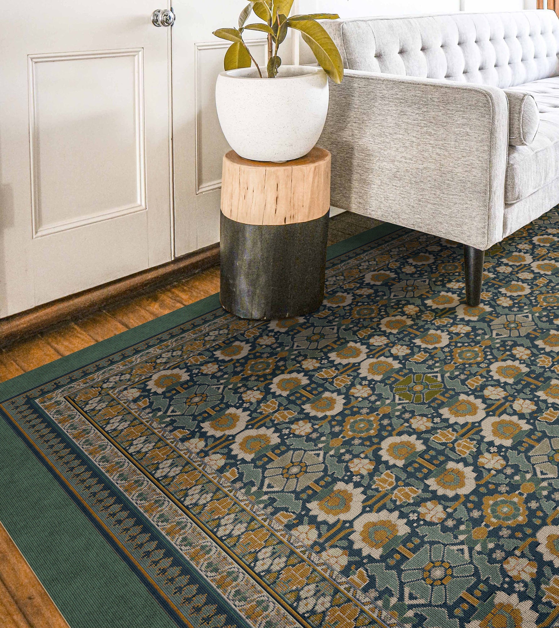 Vintage Vinyl Floorcloths - Biltmore Collection - Promenade