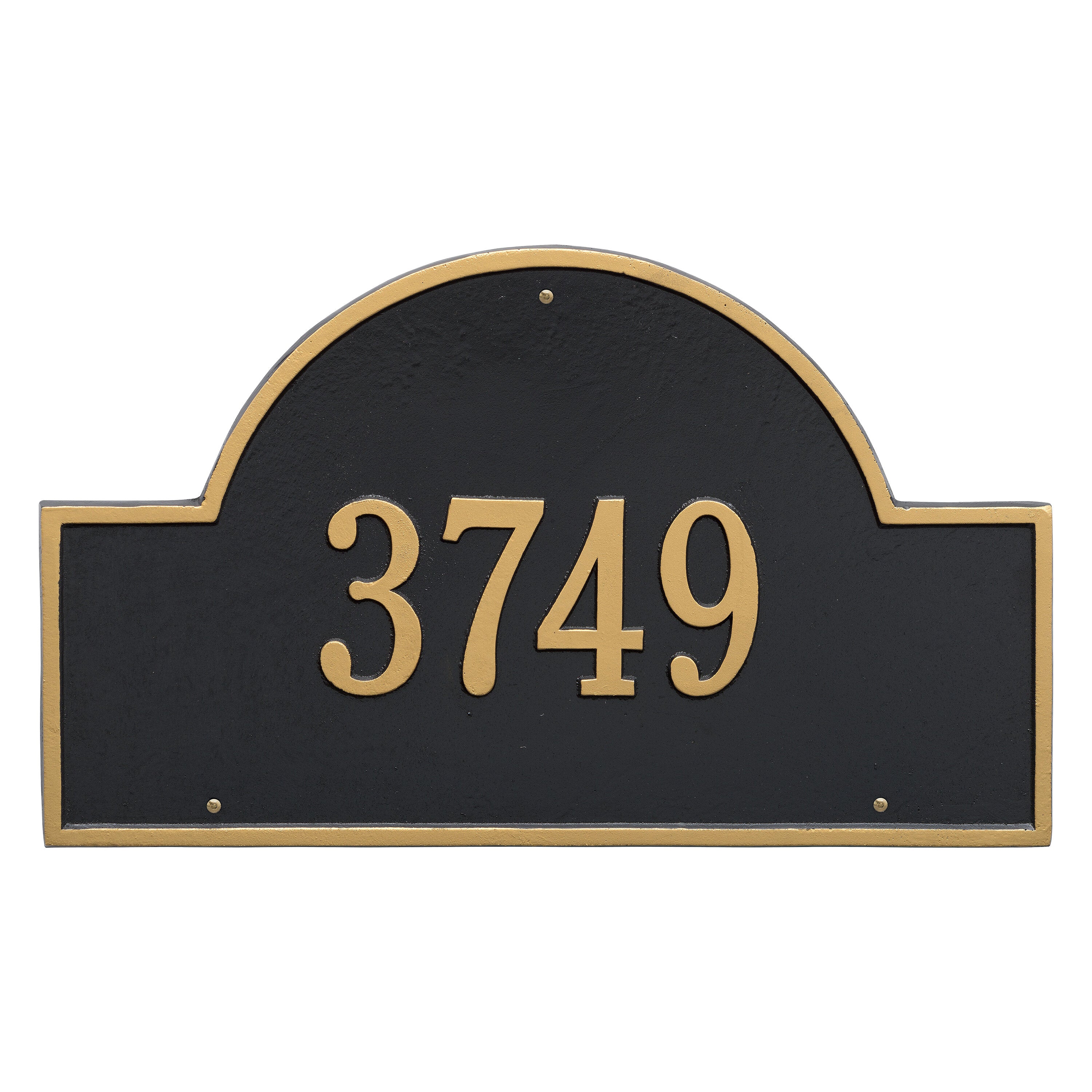Arch Marker Estate Wall Address Plaque