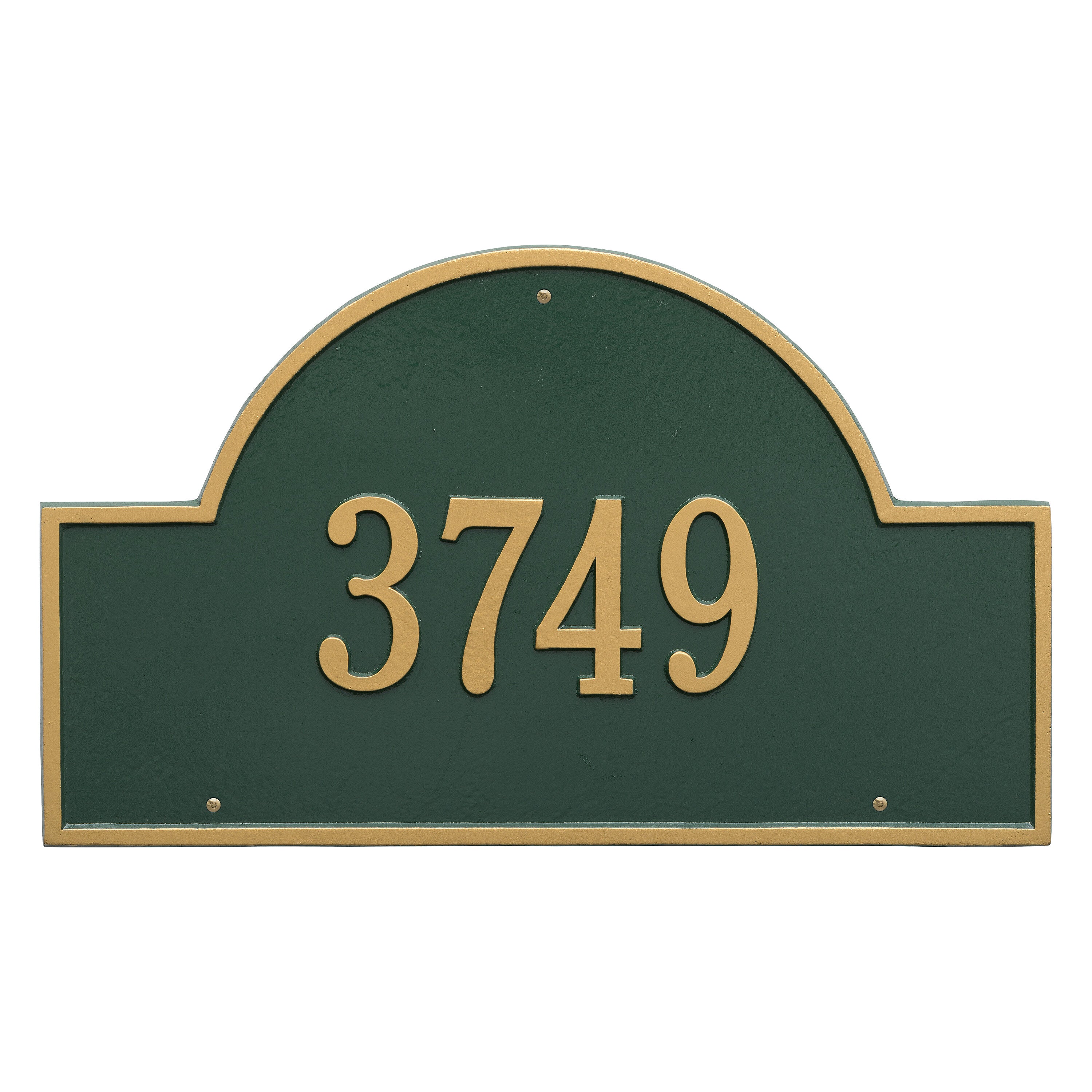 Arch Marker Estate Wall Address Plaque