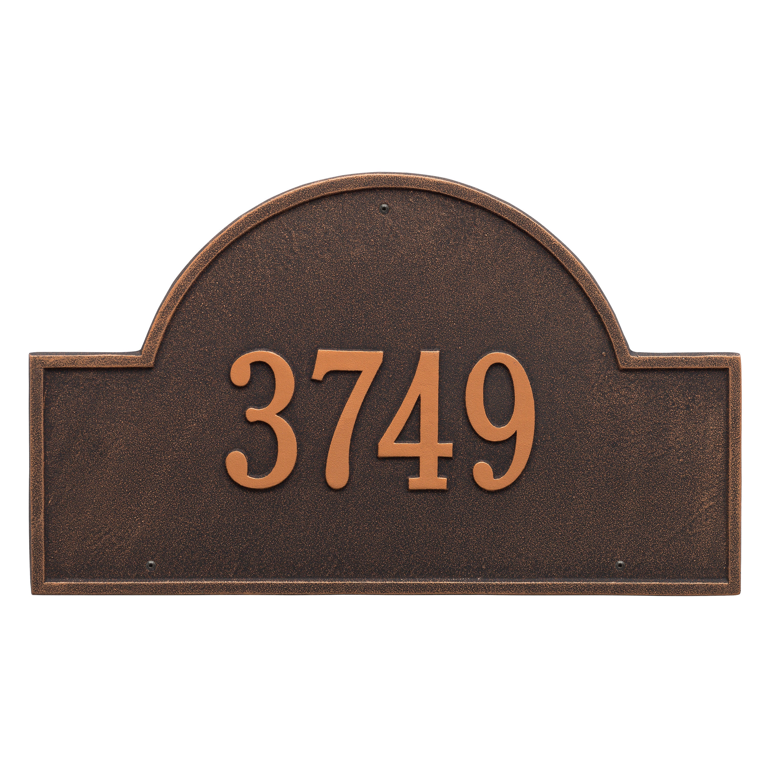 Arch Marker Estate Wall Address Plaque