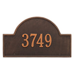 Arch Marker Estate Wall Address Plaque