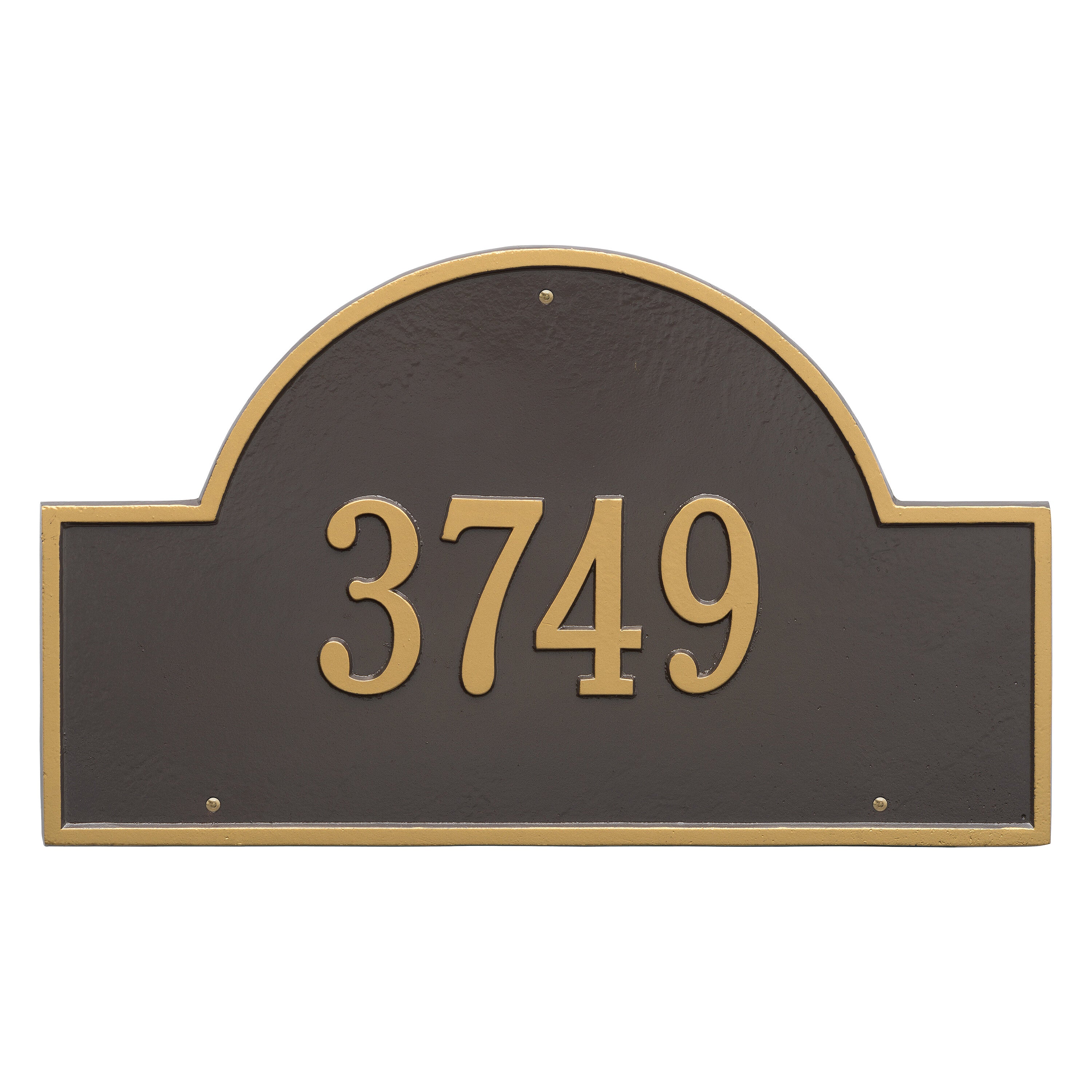 Arch Marker Estate Wall Address Plaque
