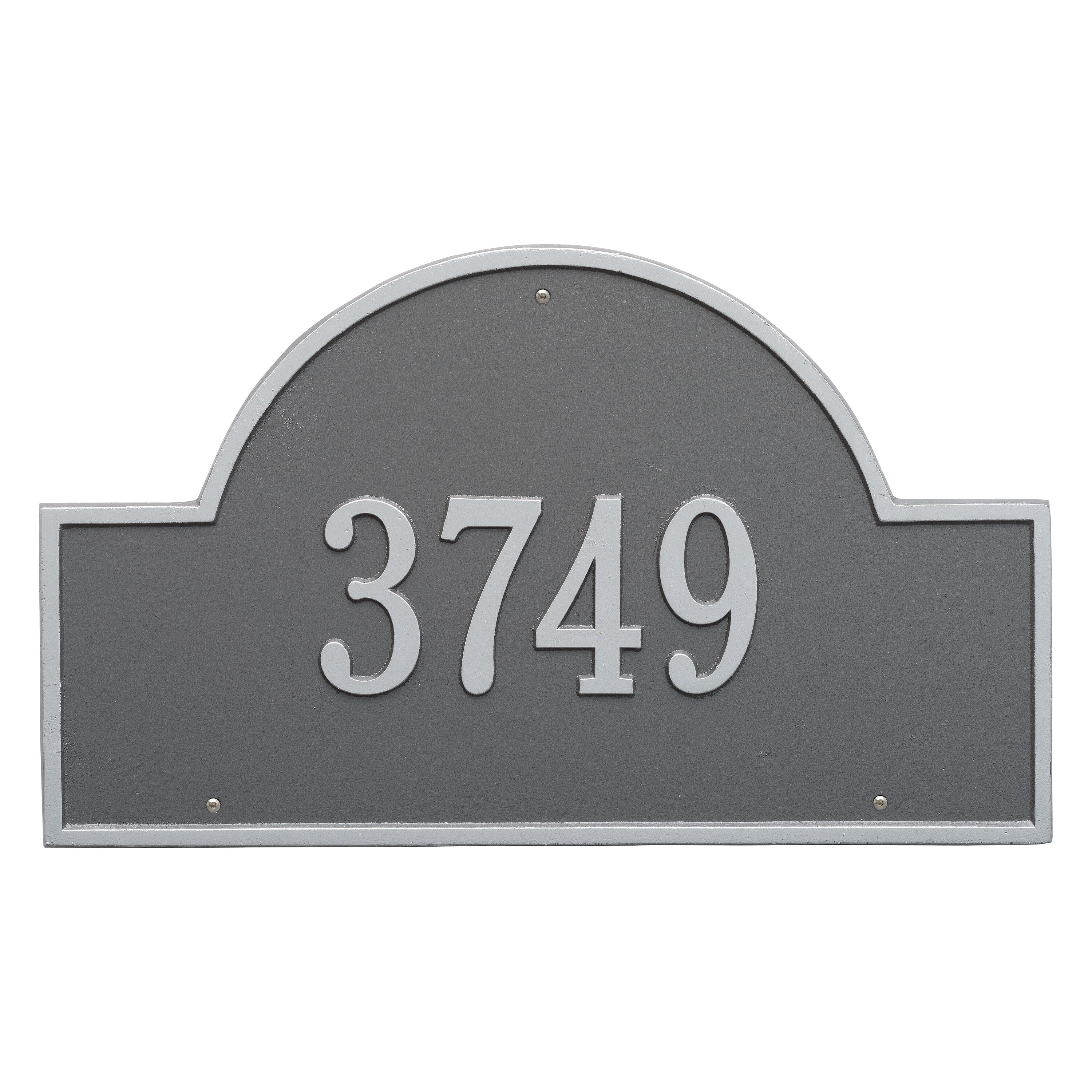 Arch Marker Estate Wall Address Plaque