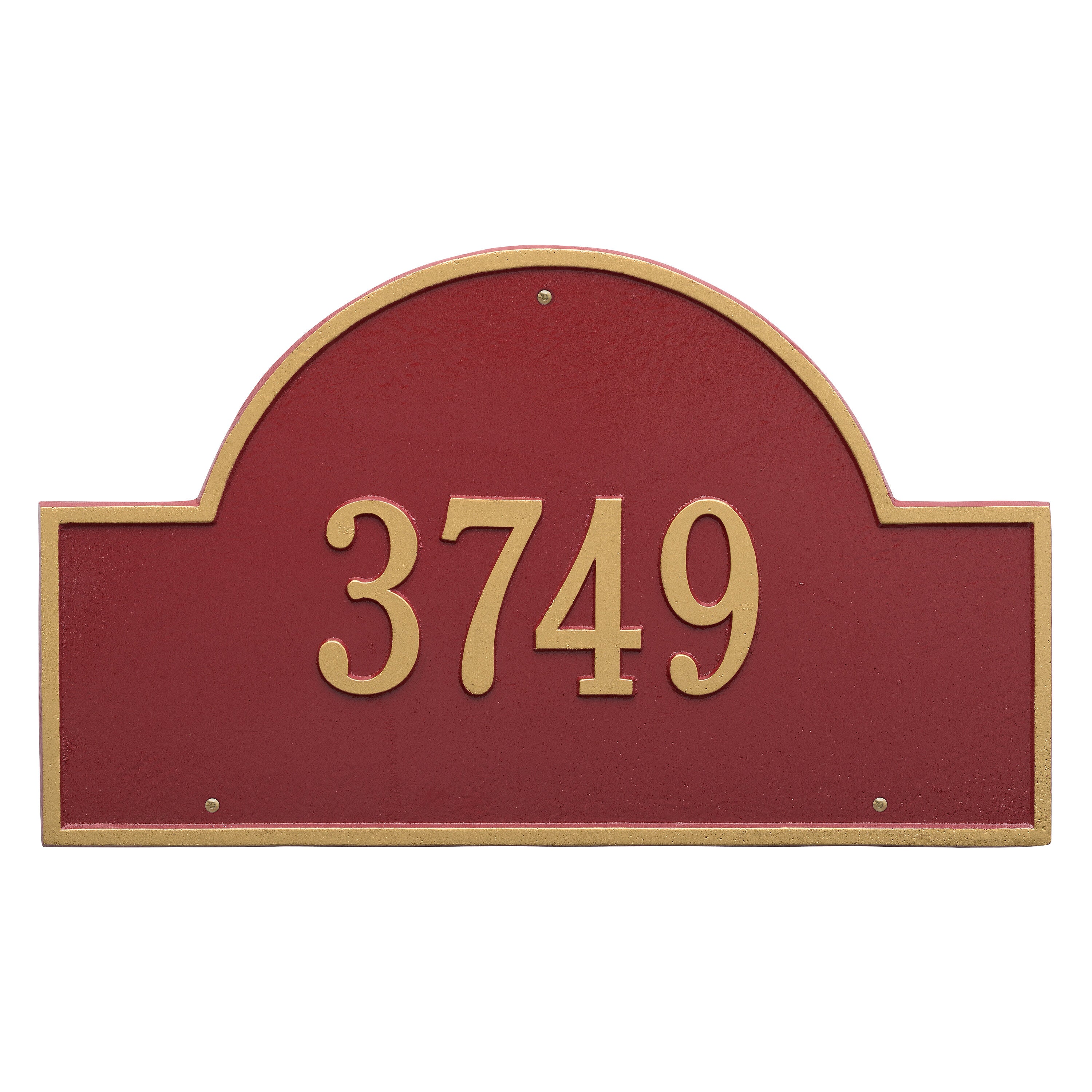 Arch Marker Estate Wall Address Plaque
