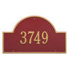 Arch Marker Wall Address Plaque (Estate Size)
