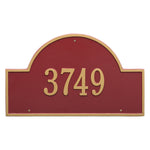 Arch Marker Estate Wall Address Plaque
