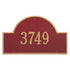 Arch Marker Estate Wall Address Plaque