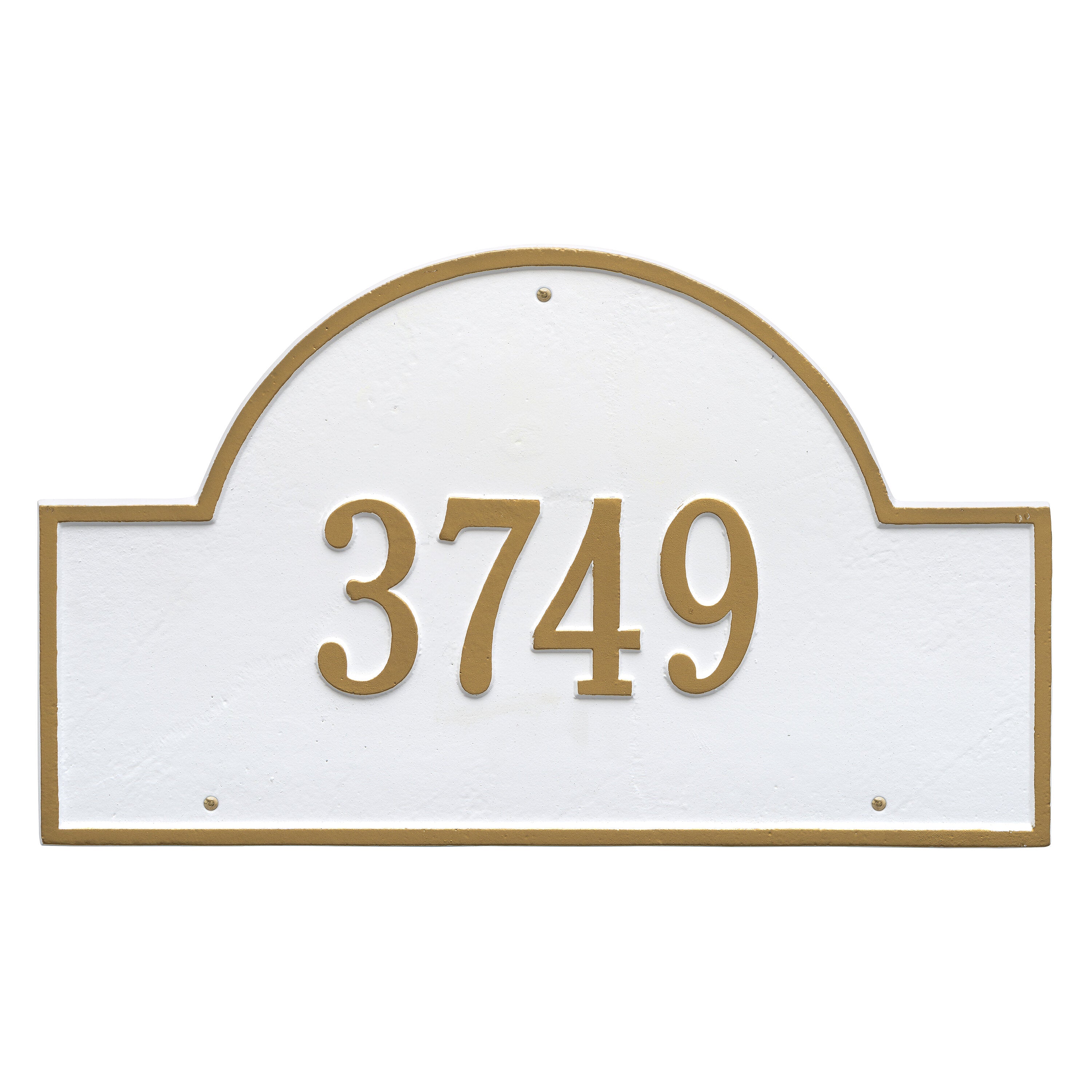 Arch Marker Estate Wall Address Plaque