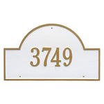 Arch Marker Estate Wall Address Plaque