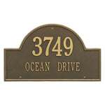 Arch Marker Estate Wall Address Plaque